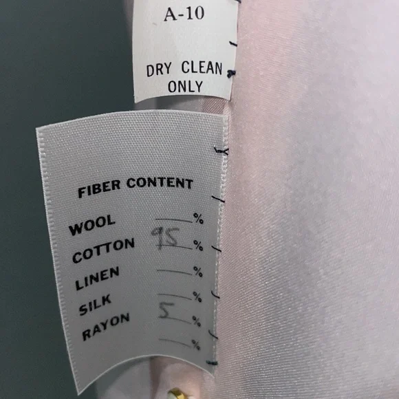 Vintage Women's Pink Tweed Suiting Vest Waistcoat size M/no size tag Cotton - Picture 7 of 8